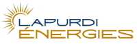 Logo simple Lapurdi Energies avec un soleil